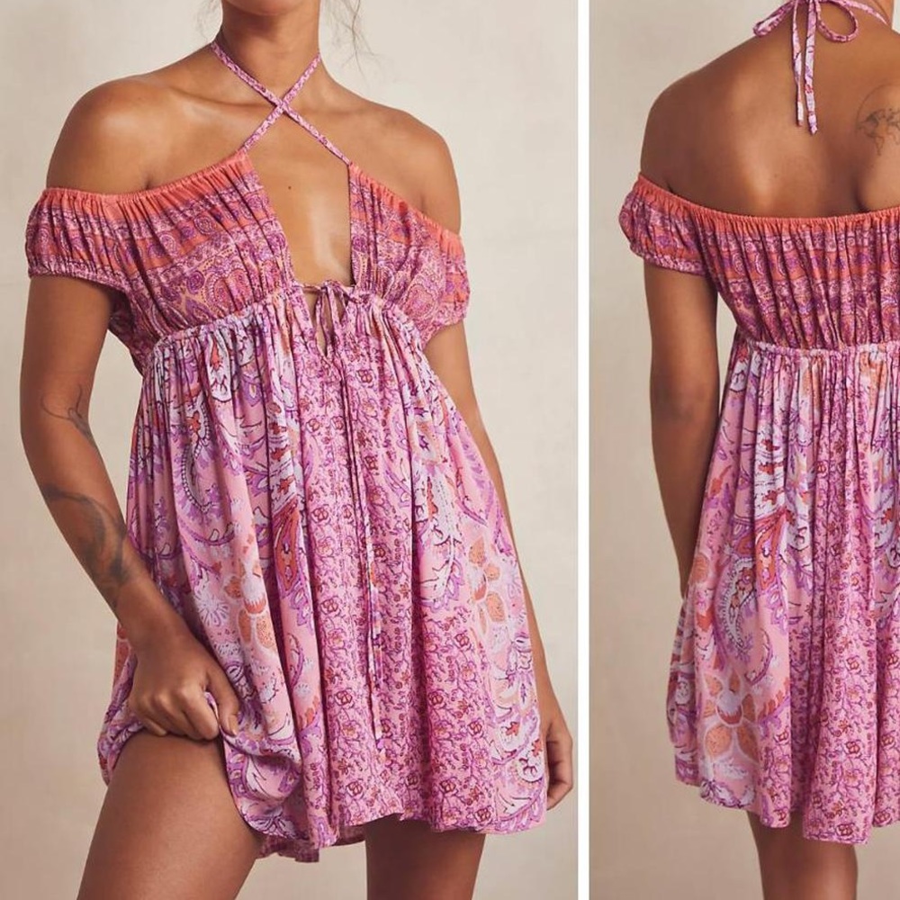 Free People Intimately Bali Mariposa Mini Slip Size S